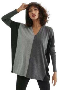 CAbi Dakota Oversized Pullover Hoodie Sweater SZ: M